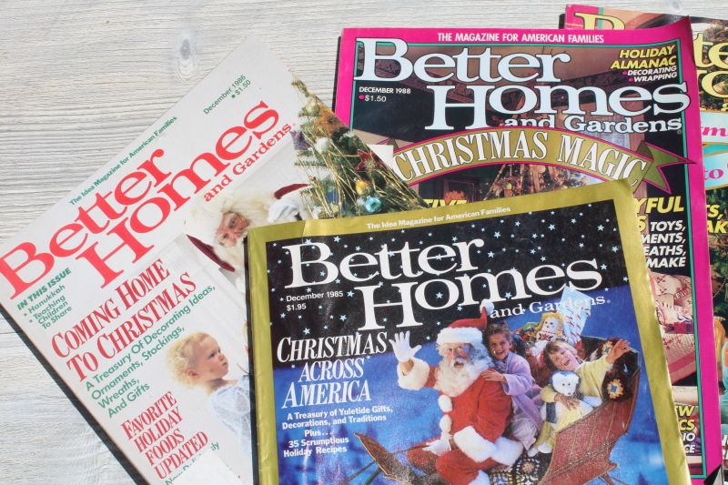 photo of 80s 90s vintage Christmas magazines lot BH&G baking, holiday recipes, tons of ads!  #3